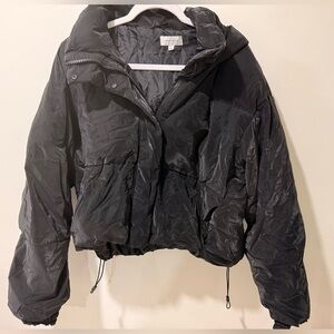 Women's Black Puffer Jacket